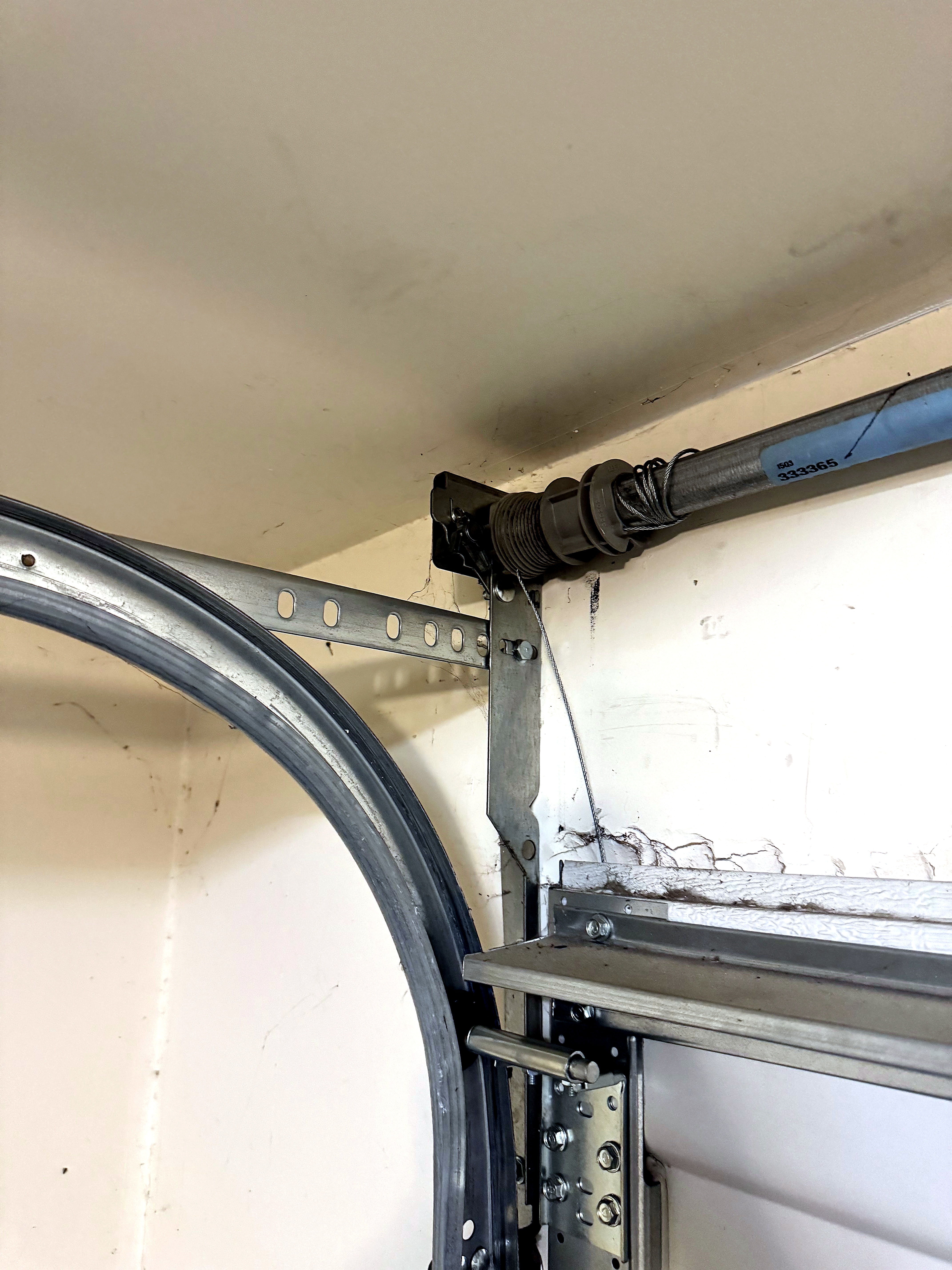 off-track garage door repair in Orinda, CA — Valiant Garage Door project photo