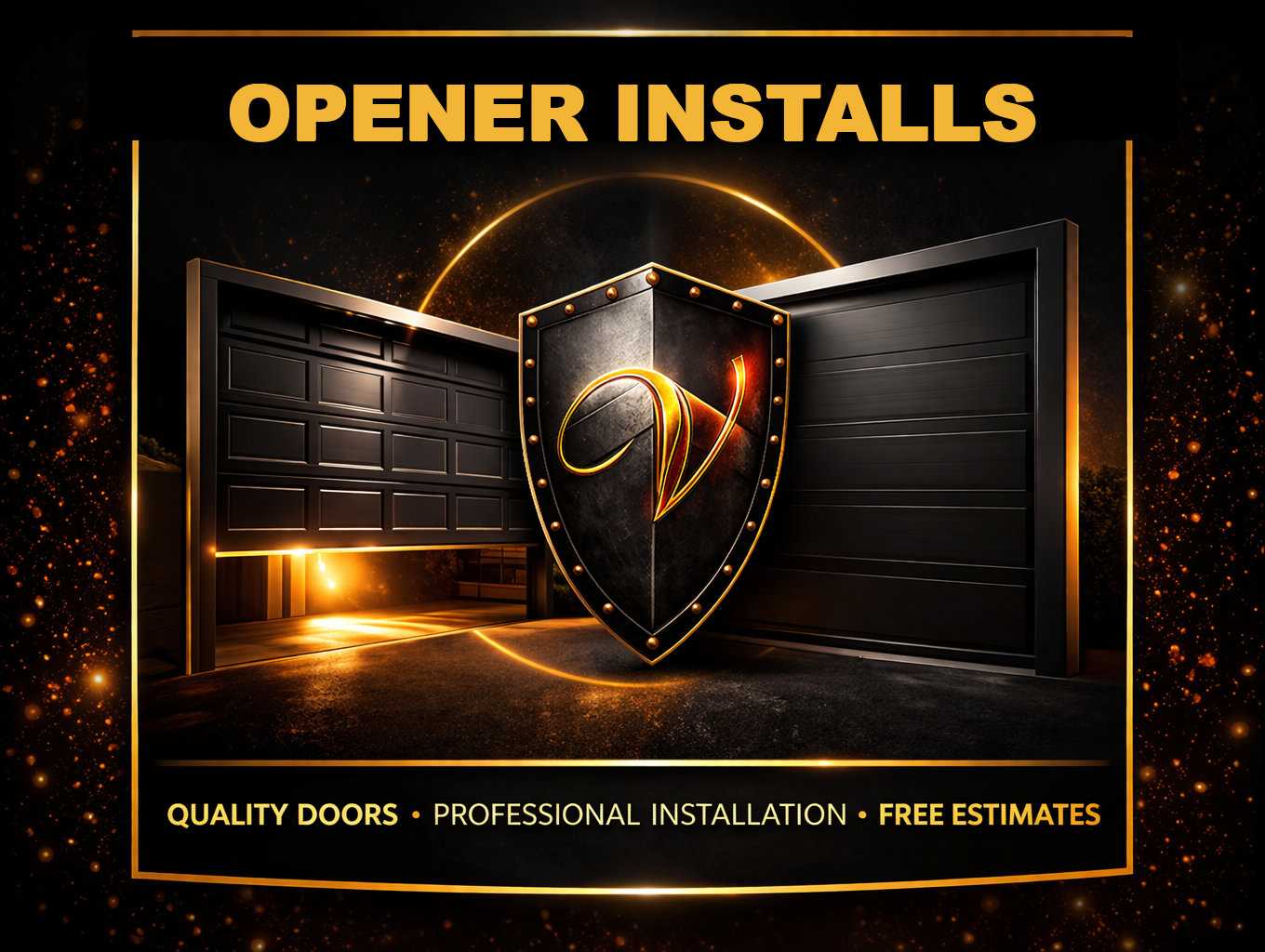 Garage door opener repair and replacement service